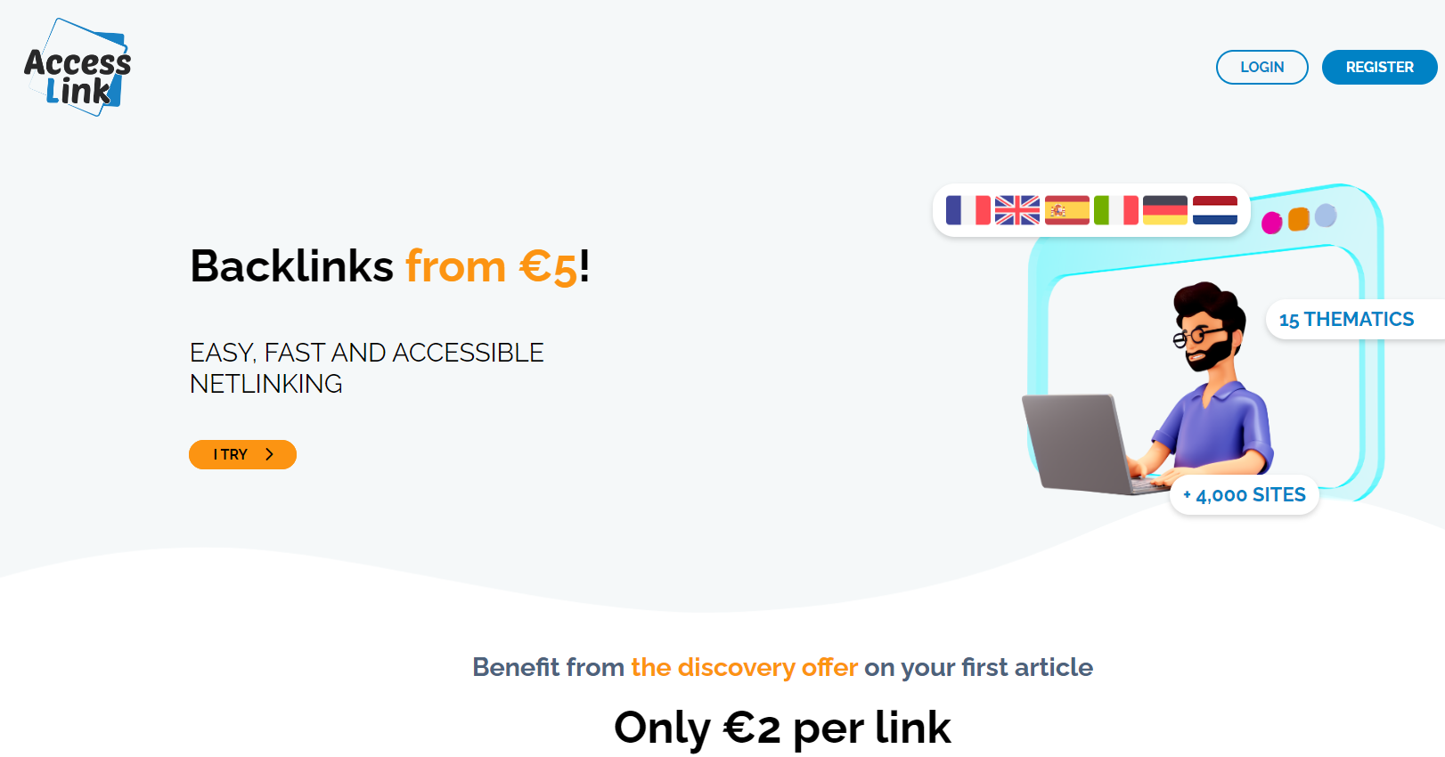 AccessLink: Our Review of the €10 Netlinking Platform