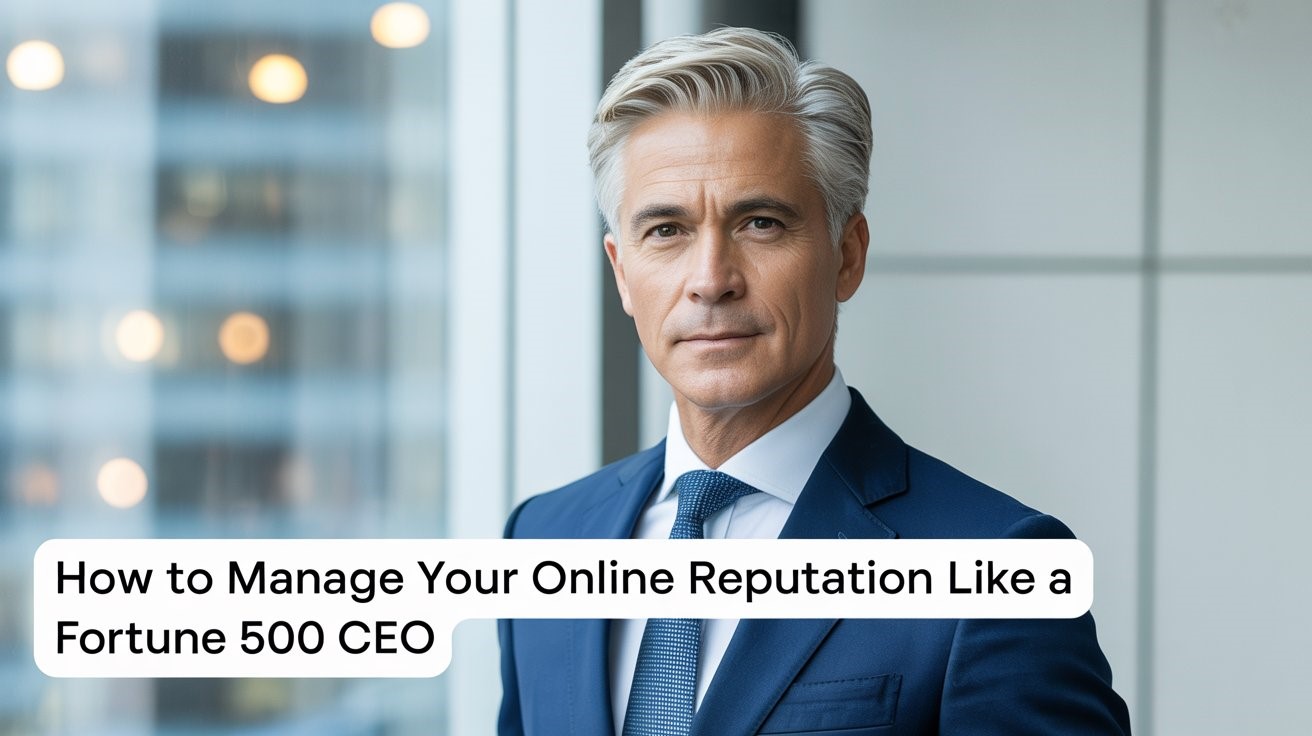 How to Manage Your Online Reputation Like a Fortune 500 CEO