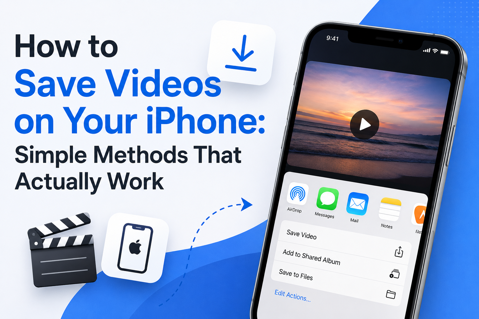 How to Save Videos on Your iPhone: Simple Methods That Actually Work
