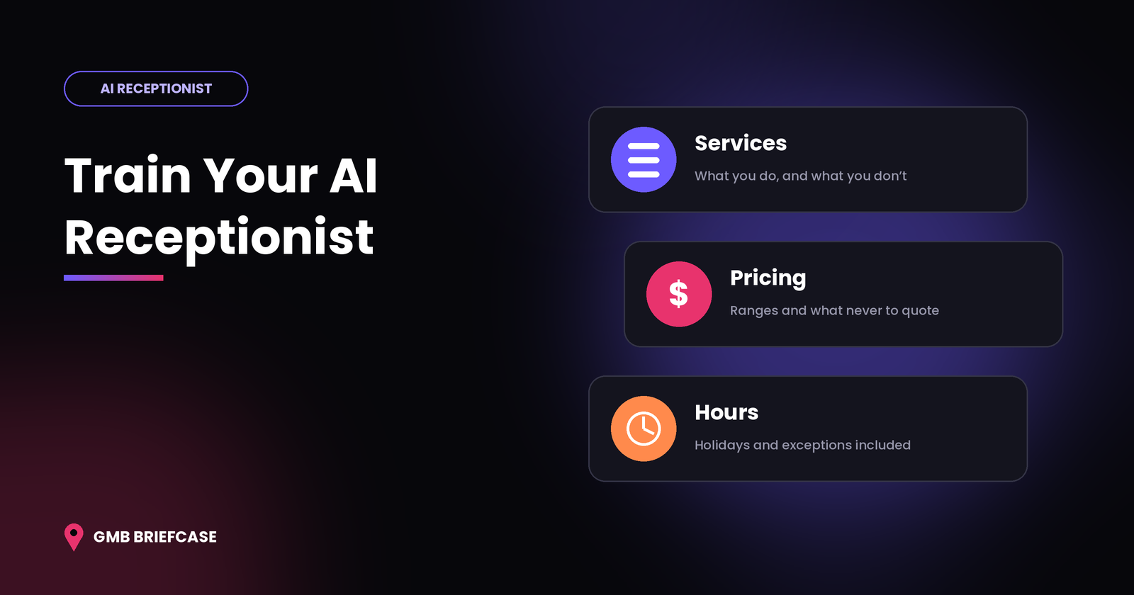How to Train an AI Receptionist on Your Business’s Services, Pricing and Hours