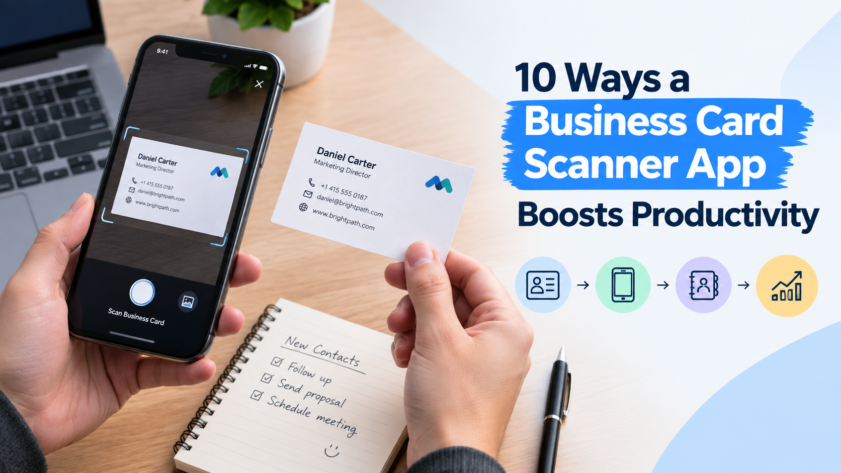 10 Ways a Business Card Scanner App Boosts Productivity